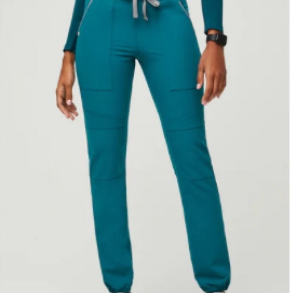 NWT Figs Venice Slim Pacific Blue Jogger Sz Large Tall